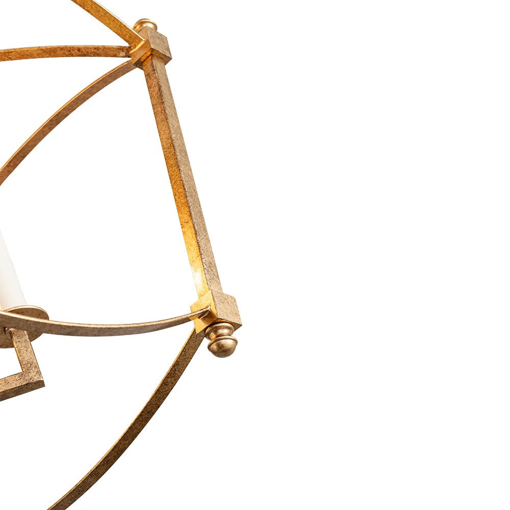 Luston Stile Antico Candelabro Luce da Soffitto Semi Flush