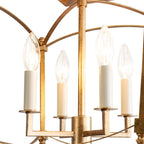 Luston Stile Antico Candelabro Luce da Soffitto Semi Flush