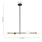 Xenuli Minimalist Opal Glass Pendant Light