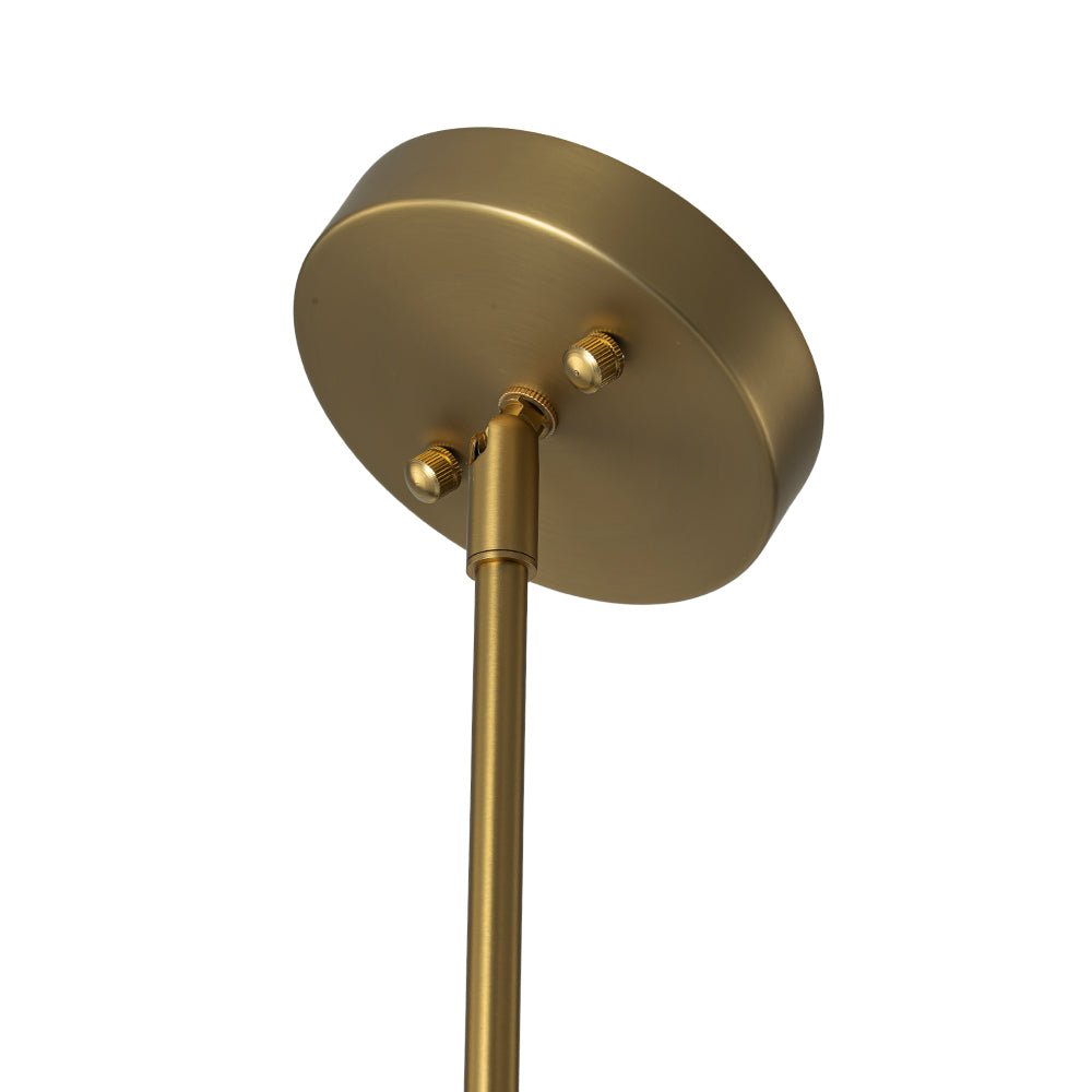 Lampadario Semi Flush in Vetro Opale Minimalista Astria