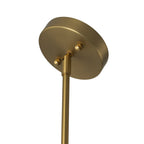 Lampadario Semi Flush in Vetro Opale Minimalista Astria