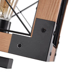 Lampadario Moderno in Legno Astora