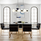 Lampadario Lineare in Vetro Opalino Fljotulix