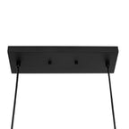 Lampadario Lineare in Vetro Opalino Fljotulix