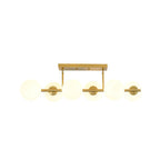 Lampadario Lineare in Vetro Opalino Fljotulix