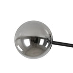 Xenuvium Globe Linear Sputnik Faretto a Soffitto in Vetro Fumé Semi Flush