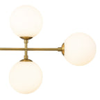 Glorioso Lampadario in Vetro Lineare