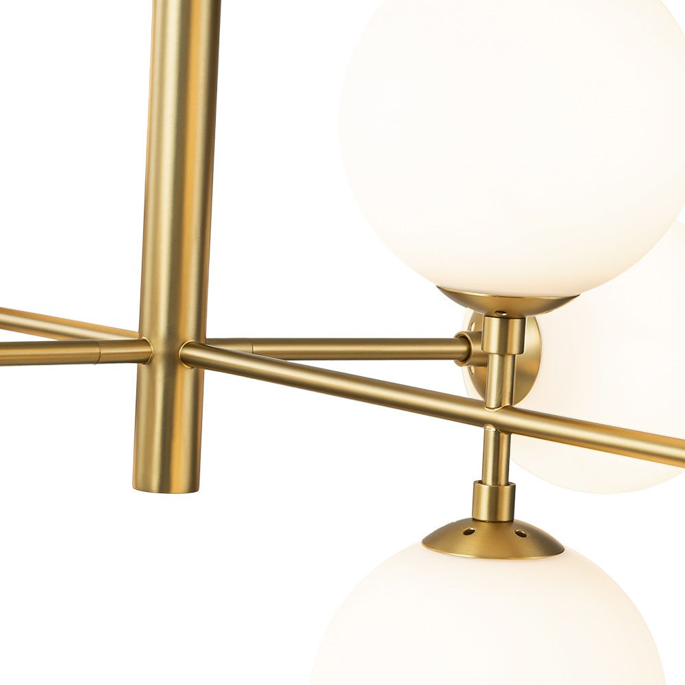Glorioso Lampadario in Vetro Lineare