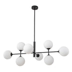 Glorioso Lampadario in Vetro Lineare