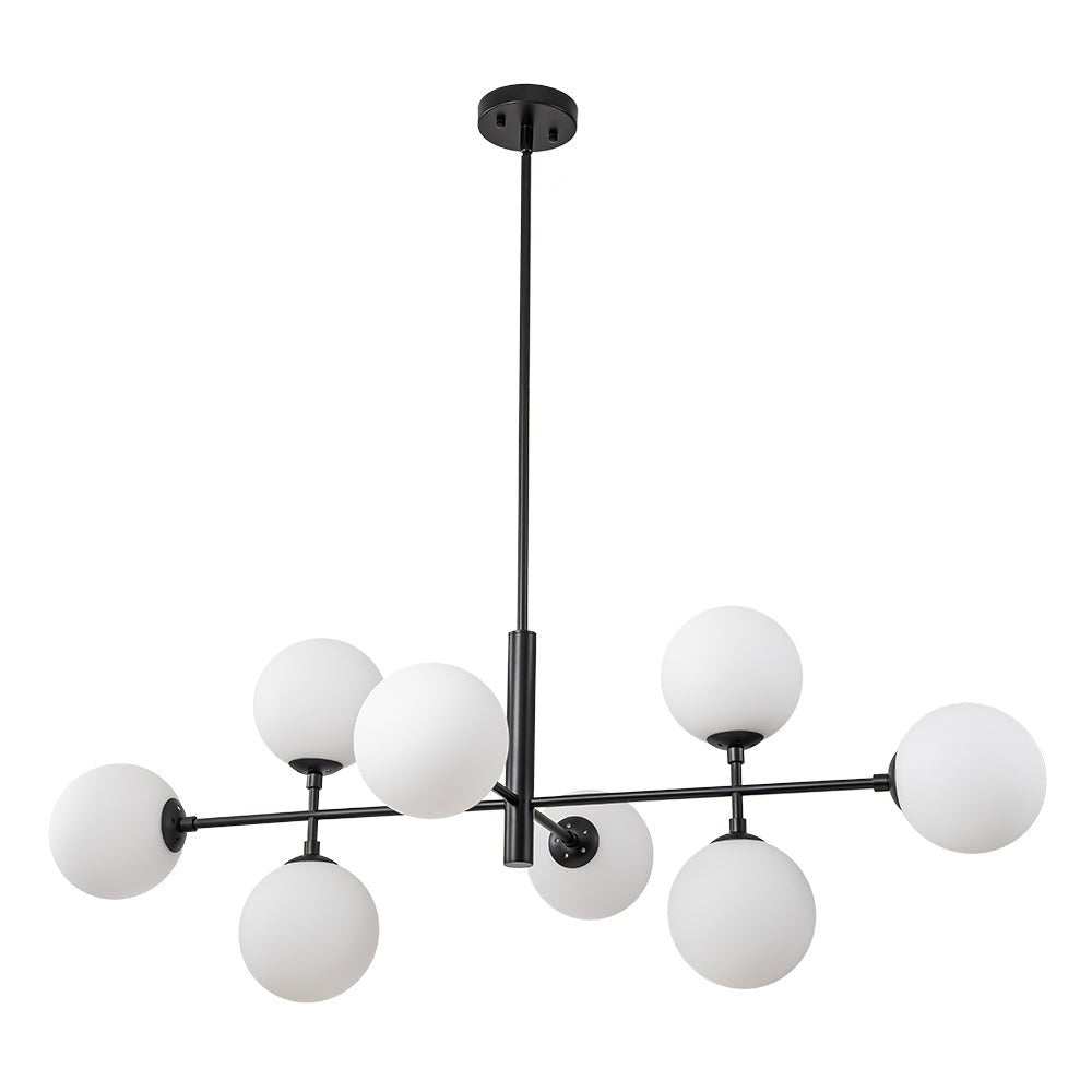 Glorioso Lampadario in Vetro Lineare