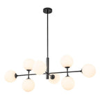 Glorioso Lampadario in Vetro Lineare
