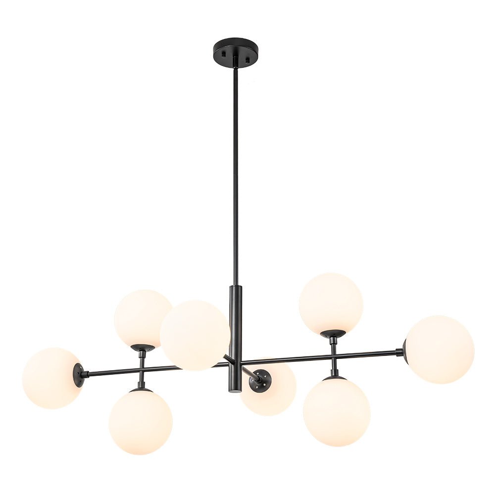 Glorioso Lampadario in Vetro Lineare