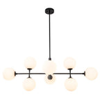 Glorioso Lampadario in Vetro Lineare