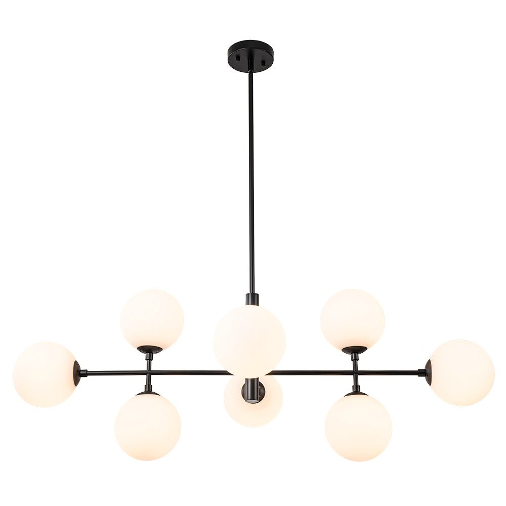 Glorioso Lampadario in Vetro Lineare
