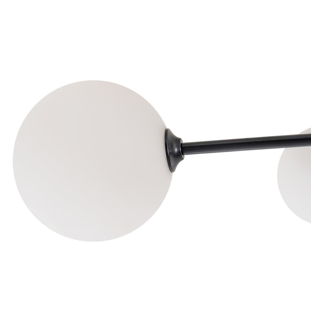 Vireta Linear Sputnik Semi Flush Mount Ceiling Light