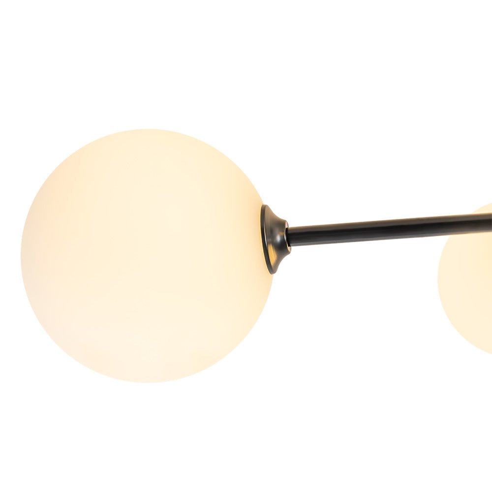 Vireta Linear Sputnik Semi Flush Mount Ceiling Light