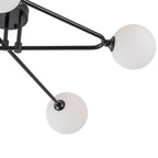Vireta Linear Sputnik Semi Flush Mount Ceiling Light
