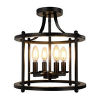 Illuminazione Industriale Semi Flush Mount Plotunix