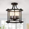 Illuminazione Industriale Semi Flush Mount Plotunix
