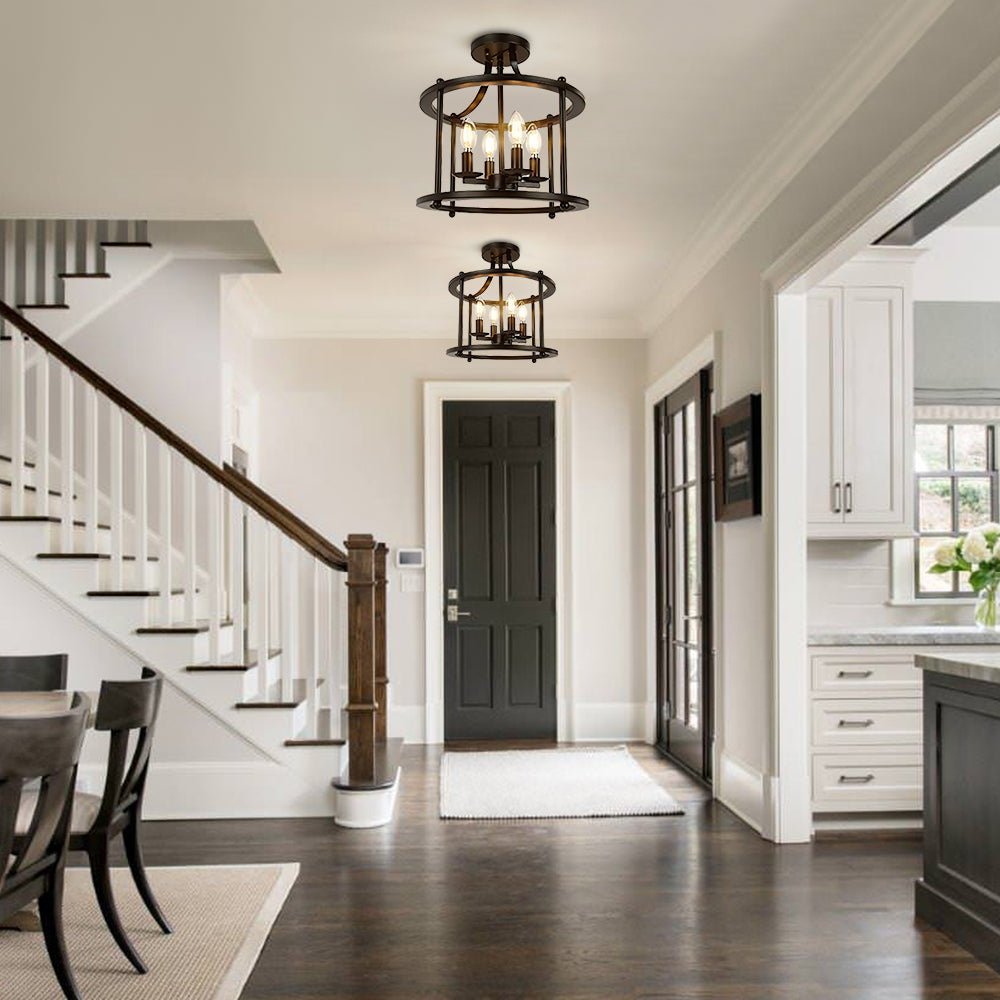 Illuminazione Industriale Semi Flush Mount Plotunix