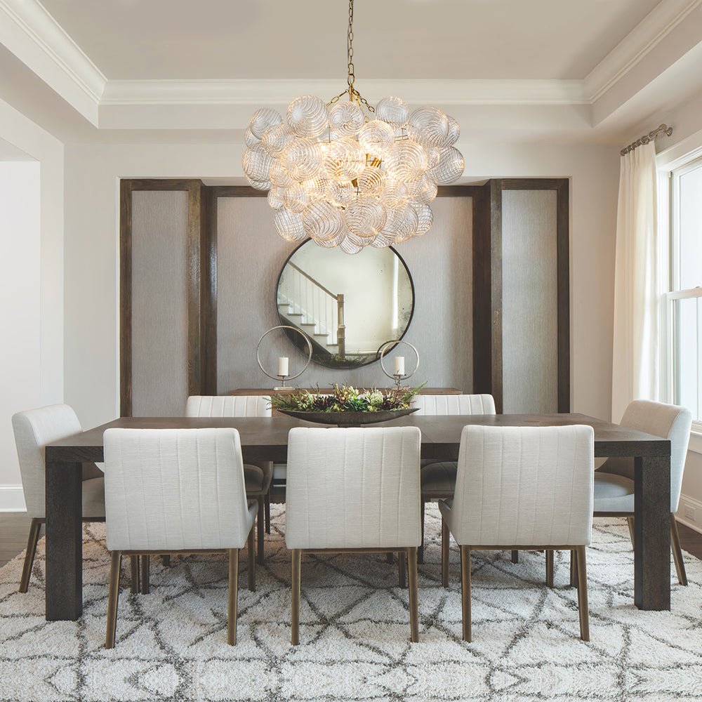 Lampadario Stellia Bubble Art in Ottone