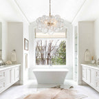 Lampadario Stellia Bubble Art in Ottone