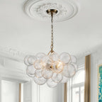 Lampadario Stellia Bubble Art in Ottone