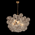 Lampadario Stellia Bubble Art in Ottone