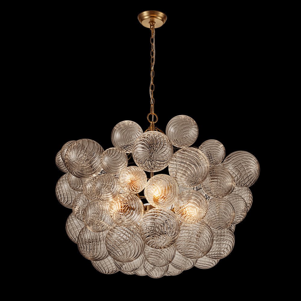 Lampadario Stellia Bubble Art in Ottone
