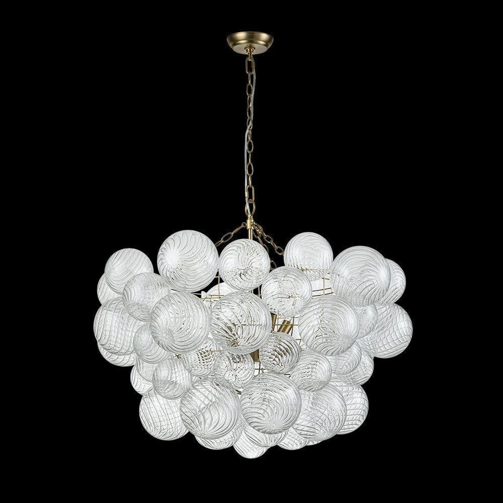 Lampadario Stellia Bubble Art in Ottone