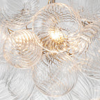 Lampadario Stellia Bubble Art in Ottone