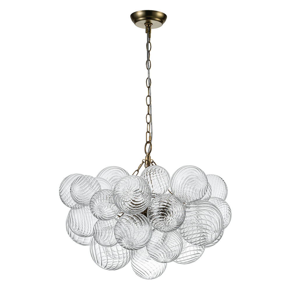 Lampadario Stellia Bubble Art in Ottone