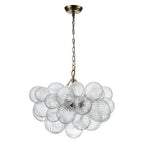 Lampadario Stellia Bubble Art in Ottone