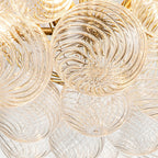 Lampadario Stellia Bubble Art in Ottone