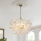 Lampadario Stellia Bubble Art in Ottone
