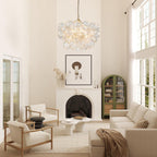 Lampadario Stellia Bubble Art in Ottone