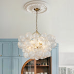 Lampadario Stellia Bubble Art in Ottone
