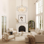 Lampadario Stellia Bubble Art in Ottone