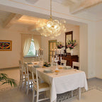 Lampadario Stellia Bubble Art in Ottone