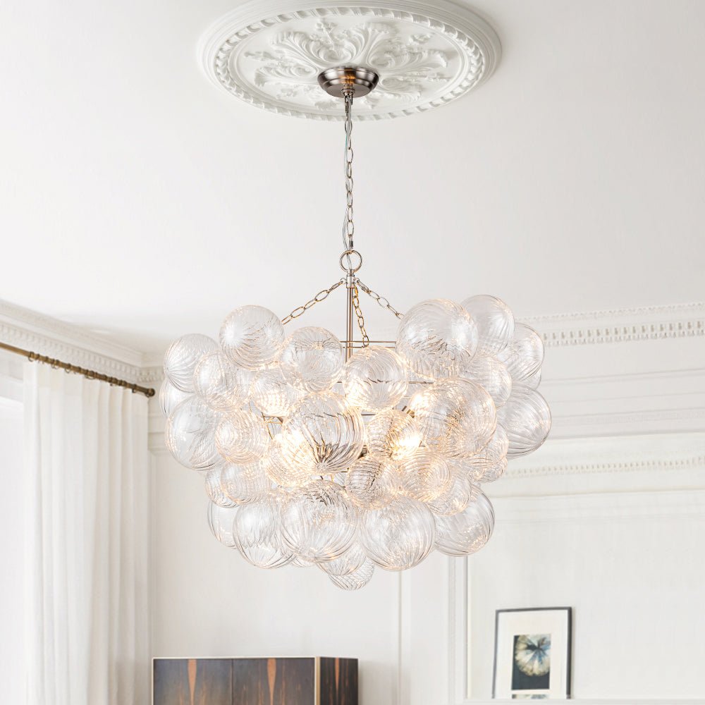 Lampadario Stellia Bubble Art in Ottone