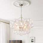 Lampadario Stellia Bubble Art in Ottone
