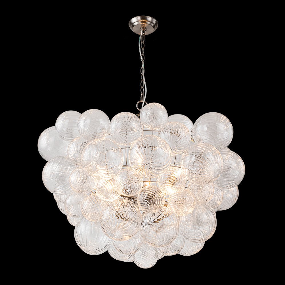 Lampadario Stellia Bubble Art in Ottone