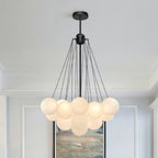 Lampadario Moderno in Vetro Hjemli