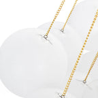 Lampadario Moderno in Vetro Hjemli