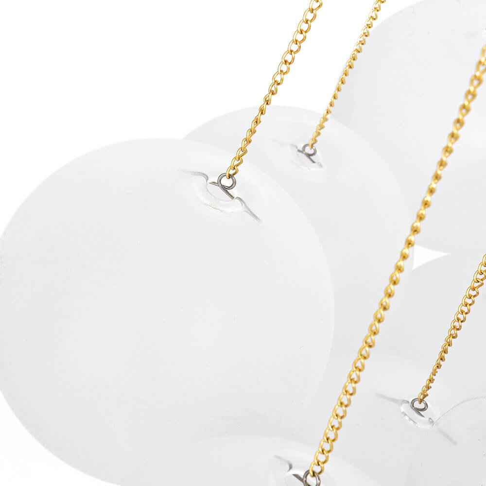 Lampadario Moderno in Vetro Hjemli