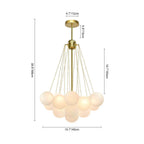 Lampadario Moderno in Vetro Hjemli