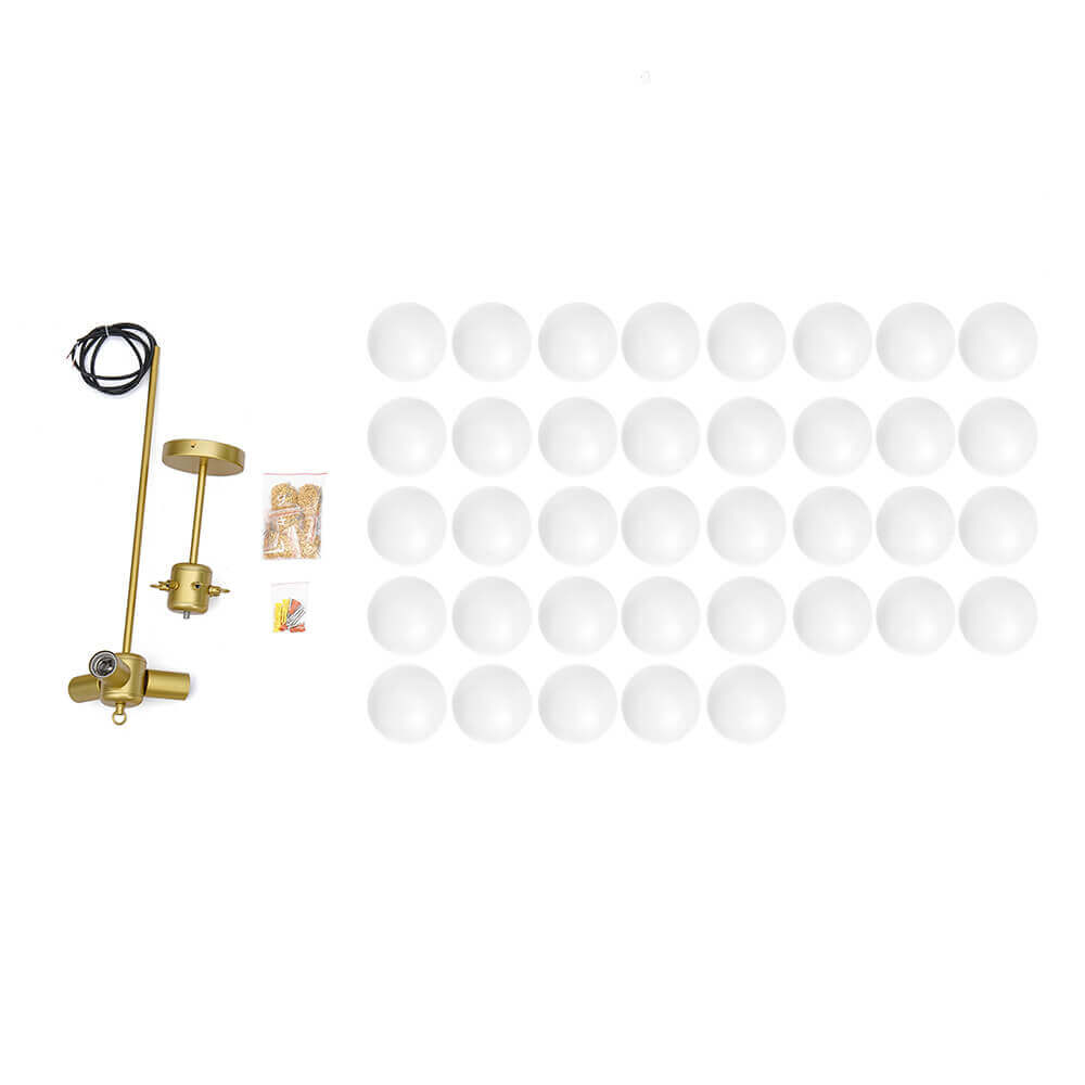 Lampadario Moderno in Vetro Hjemli