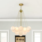 Lampadario Moderno in Vetro Hjemli