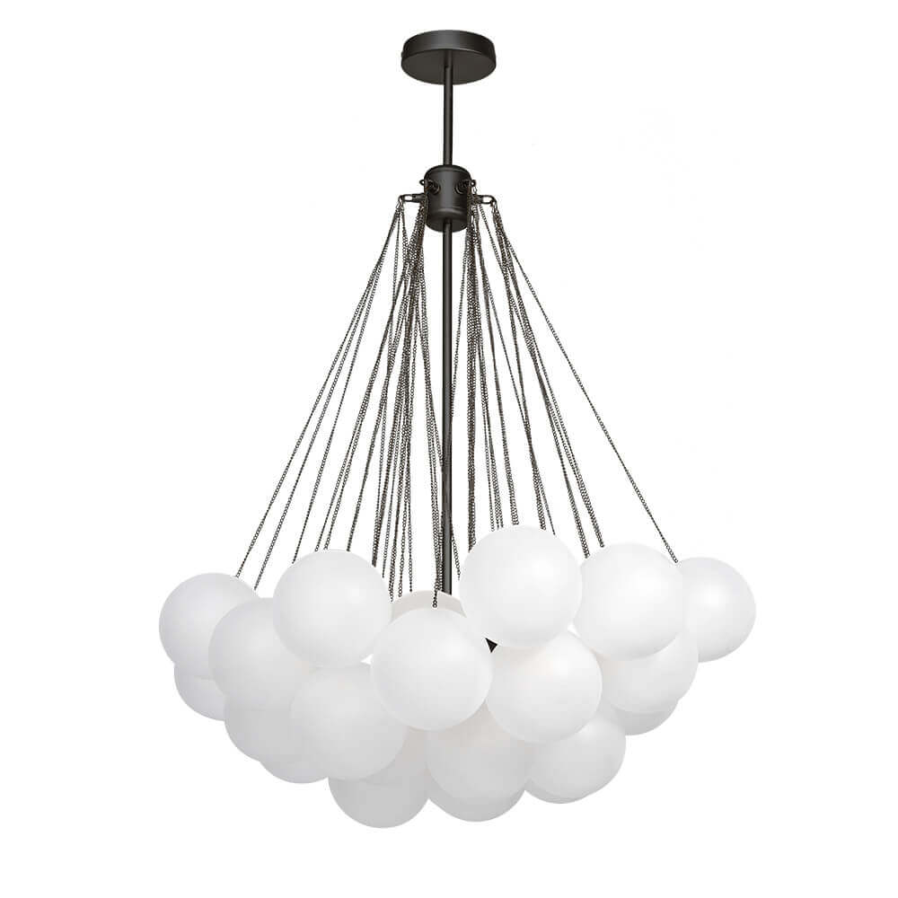 Lampadario Moderno in Vetro Hjemli