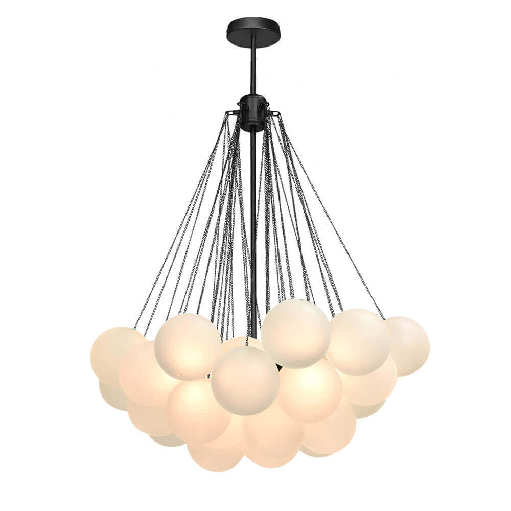 Lampadario Moderno in Vetro Hjemli